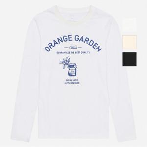 여성 레터링 라운드넥 티셔츠 (NTI277)