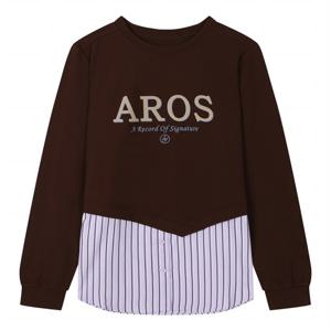 정가179000 프린팅 레이어드 스웨트 셔츠 SHIBI2806