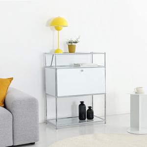 심플리 3단 유리 수납장 MD069