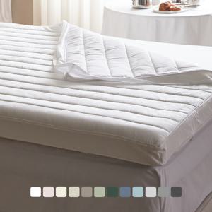 호텔침구 순면 솔리드 누빔 토퍼커버 타사 호환 S SS Q K LK
