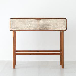 소로홈 원목수납테이블 BDC37 라탄 1250.3332