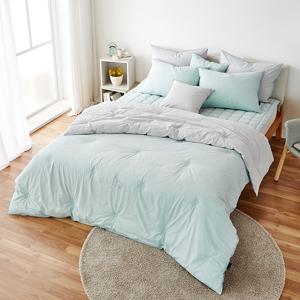 고밀도 레브 민트[6온스] 퀼트이불 싱글/퀸