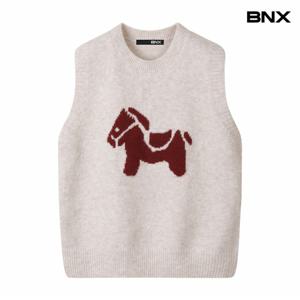 정상가 59000원ㅣ애니멀 울 풀오버 베스트 (BX3VT002L0)