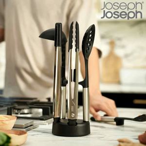 퓨전 실리콘 스틸 조리도구 5종 세트(받침대포함)