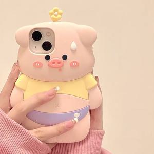 갤럭시 a 56 42 36 35 26 25 17 16 꽃돼지 캐릭터 젤리 케이스