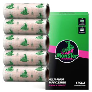 몬스터 초강력 이지컷팅 마루용 돌돌이 테이프 클리너 리필 5P