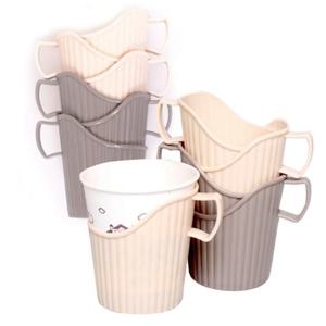 종이컵홀더 6P 종이컵받침 손잡이컵받침 일 머그컵받침 커피잔받침 잔받침 찻잔받침 티코스터