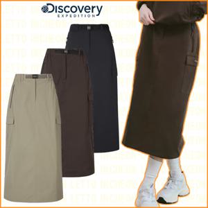 디스커버리 25FW 여름 신상 여성 와샤 우븐 트레이닝 스커트 DWTP42054-ICPT