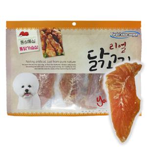 강아지 통살 닭가슴살 육포 300g 1P 영양 져키 고기
