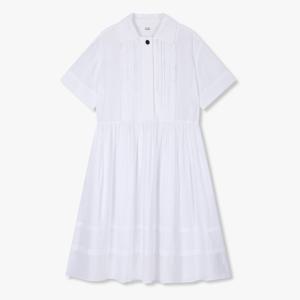 [롯데백화점][톰보이]핀턱 셔츠형 셔링 원피스 (9105341120)