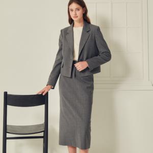 [롯데백화점][제이제이 지고트(프리미엄)]메탈 장식 슬릿 H라인 스커트GS2A0SKR11