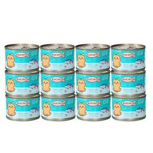 쿠친타 고양이 그레인프리 주식캔 참치 젤리 150g 12개