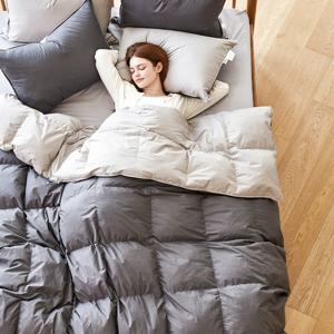 [2장세트]  오폴레 한겨울용 코튼 구스 이불 거위털 겨울 이불 K Q SS 2장