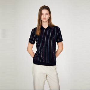 플래그 스트라이프 폴로 셔츠 (T22E6TPI001WT103T)