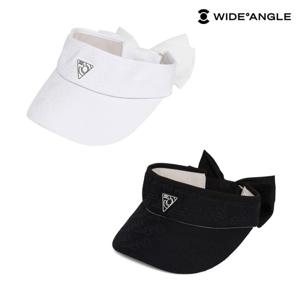 공식 신상 여성 CO 자가드 패턴 바이저 골프 모자 WWP25C06