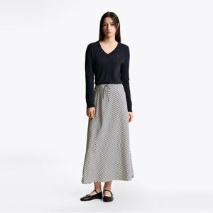 비스코스 트윌 미디 스커트 (T22F6WSC040WT10FD)