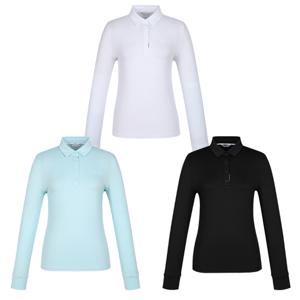 양말제공여성 소매 라인 카라 긴팔 티셔츠 121D1TO052