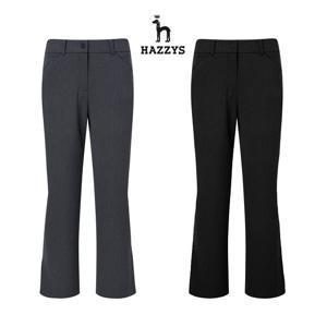 [인기] 헤지스여성 세미 부츠컷 약기모 스판바지 평상겸용 골프바지 HWPA5D701