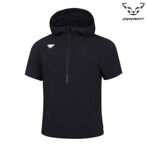 LJS [다이나핏] 남녀공용 제로 퓨즈 피스테 반팔 아노락 블랙 YUM24603Z1