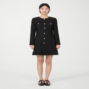 트위드 버튼 장식 원피스 TWWOPP52020