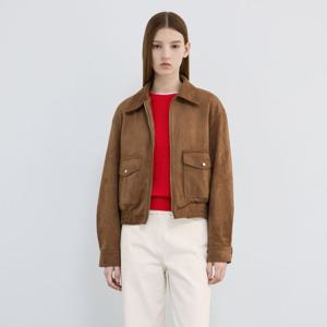 26 S/S 인조 스웨이드 블루종 점퍼