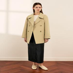 벨티드 미디 트렌치 코트 SWWBYQ12040