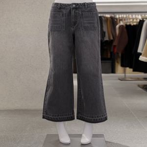 리스트 컷팅 포켓 와이드 데님 팬츠 TSMSLQ52080