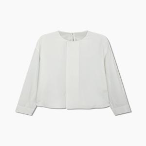 정가138000원 라운드넥 백 리본 블라우스 TWWBLQ50020