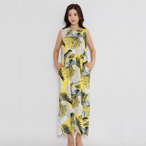 [최초가 187000원] 하와이언 민소매 롱 드레스 (AHMPDL02)-YL