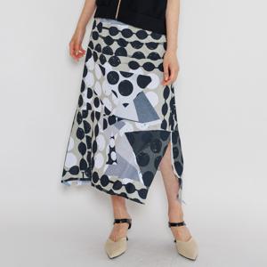 [최초가 124000원] 커팅써클 A라인 스커트 (AHMPSK14)-BEIGE