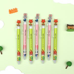 디즈니 주토피아 피규어 마스코트 블랙 단색 펜 (2 option)