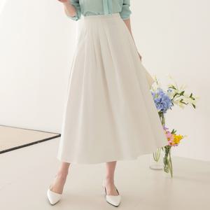 (~XXL까지) 레젠 플리츠 플레어 뒷지퍼 롱 스커트 봄 가을 하객룩 오피스룩 모임룩 격식룩 빅사이즈