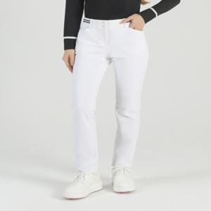 헤지스 골프 여성 [[25SS]] HWPA5A201OW 화이트 여성 봄 에센셜 레귤러핏 팬츠