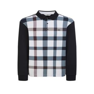 골프 남성 [[25SS]] WGTS5A902BK [스테디셀러]블랙 체크 긴팔폴로티셔츠