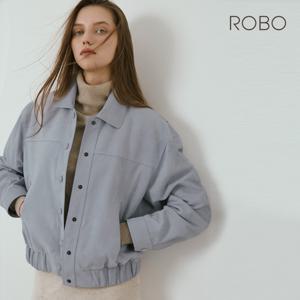 [온플] 25FW 이태리 스웨이드 커브드 볼륨 블루종