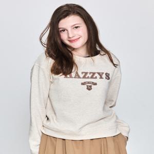 헤지스 여성 [[25SS]] HSTS5B202IV [면100%]아이보리 맨투맨 티셔츠