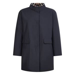 닥스 여성 [[25SS]] WKCO5AE11N3 [스테디셀러]네이비 로고 자수 하프 코트