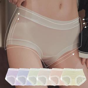 6매세트 심리스 부들 에어팬티 M~XL 여성속옷세트 팬티세트