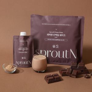 새싹앤 고단백 다이어트 단백질쉐이크 초코맛 (40g x 5개)