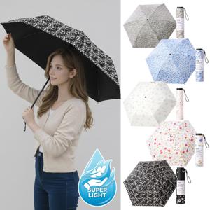 에어리 플로럴 양우산 휴대용 암막 2단 접이식 가벼운 소형 여성용