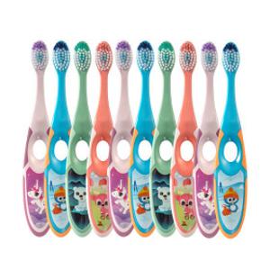 부드러운 어린이칫솔 조르단 STEP 2단계 10개