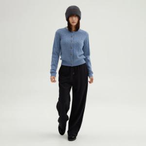 프렌치테리 여성 와이드 스웨트팬츠 (기모)_SPMTF4TG01 2026 스파오 봄준비