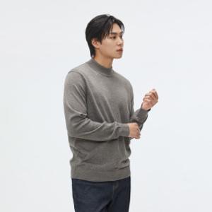 MERINO 모크넥 니트_SPKAF12M01 2026 스파오 봄준비