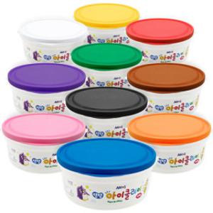 아모스·정품 아이클레이 버켓 400g 10색 대용량 어린이 미술 점토 모음