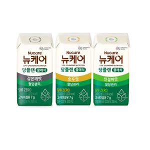 뉴케어 당플랜 3종 200ml x 36팩 각 12팩 호두 인절미 검은깨 당 제로 당뇨 혈당 환자 영양식 임산부 식사