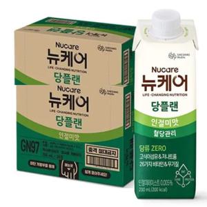 뉴케어 당플랜 인절미맛 200ml x 60팩 혈당관리 당뇨 환자 영양식 식사