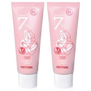 프리티스킨 보르피린 7퍼센트 가슴 볼륨크림 바디탄력 바스트크림 50ml 2개