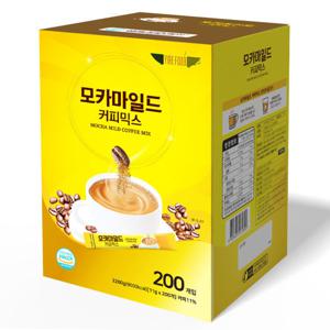 모카마일드 대용량 커피믹스 200개입 1박스