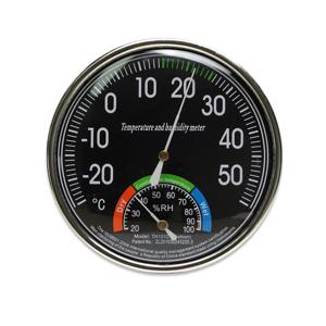 아날로그 온습도계 (블랙) 무전원 벽걸이 온도계 습도계 탁상용