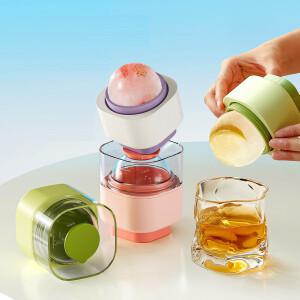 4개세트 하이볼스톤 원터치 빅아이스볼 메이커 위스키 하이볼 아이브볼 원형아이스볼